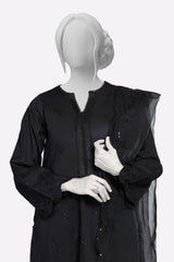 Black Embroidered 3PC