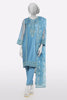 Blue Embroidered 3PC