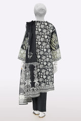 Black Printed 3PC