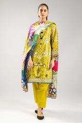 Light Green Printed 3PC From Sohaye By Diners