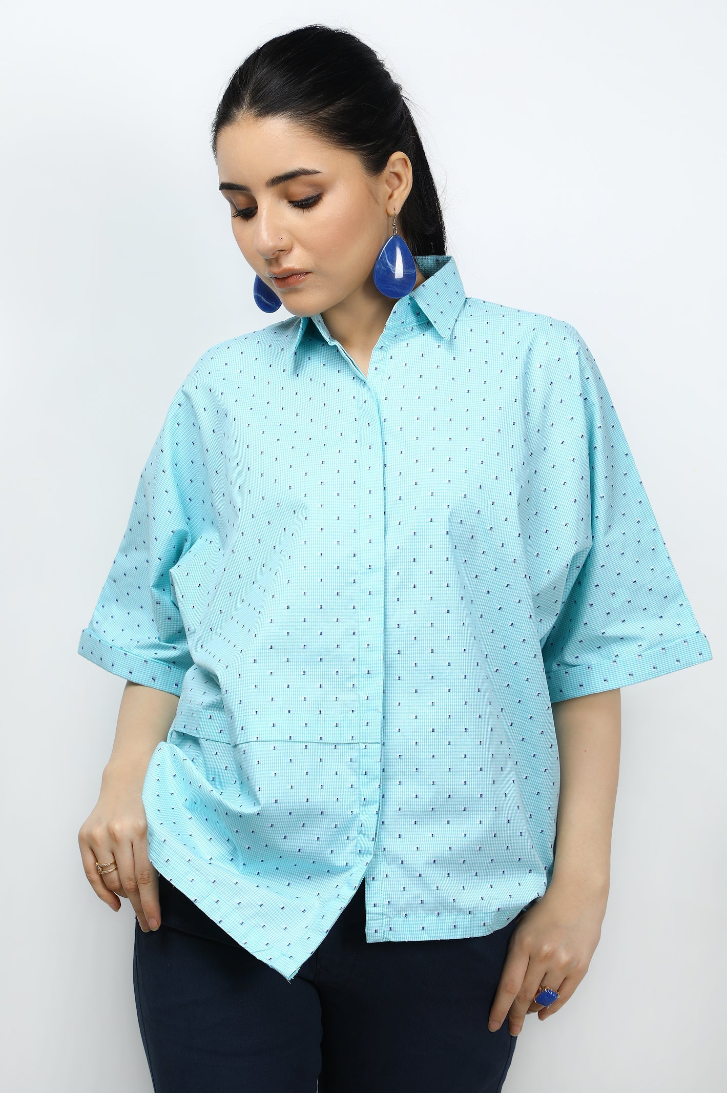 Yarn Dyed Ferozi Kurti - Diners