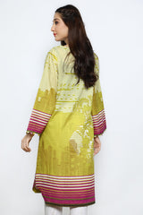 Cross Hatch Green Kurti - Diners