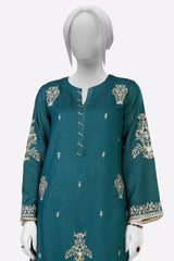 Green Embroidered Kurti