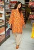 Khaddar Orange Kurti