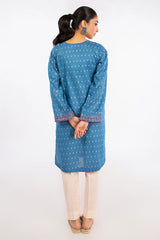 Blue Embroidered Kurti - Diners