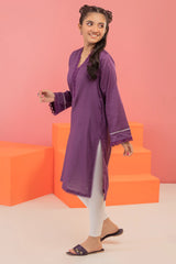 Purple Solid Kurti - Diners