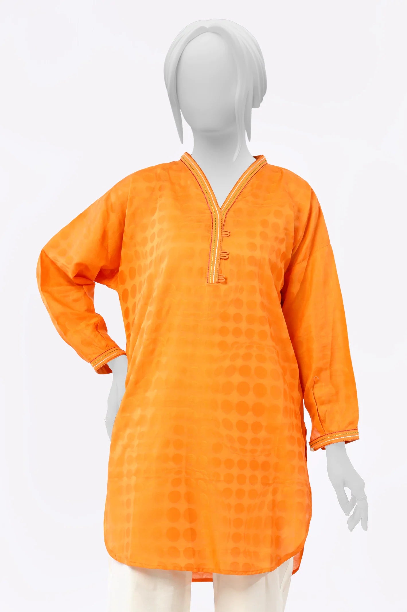 Orange Stylised Kurti From Sohaye By Diners