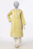 Yellow Embroidered Kurti From Sohaye By Diners