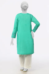 Green Stylised Kurti From Sohaye By Diners