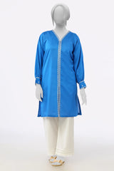 Blue Stylized Kurti From Sohaye By Diners