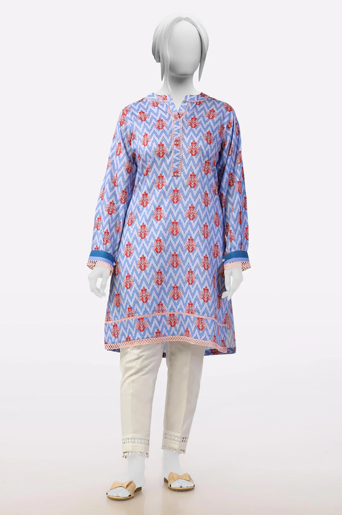 Purple Printed Kurti From Sohaye By Diners