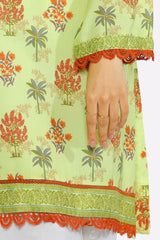 Ready To Wear Lemon Printed Kurti