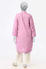 Lilac Stylised Kurti From Sohaye By Diners