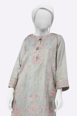 Grey Embroidered Kurti From Sohaye By Diners