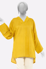 Mustard Fusion Kurti