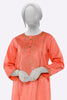 Peach Embroidered Kurti