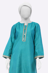 Green Embroidered Kurti From Sohaye By Diners