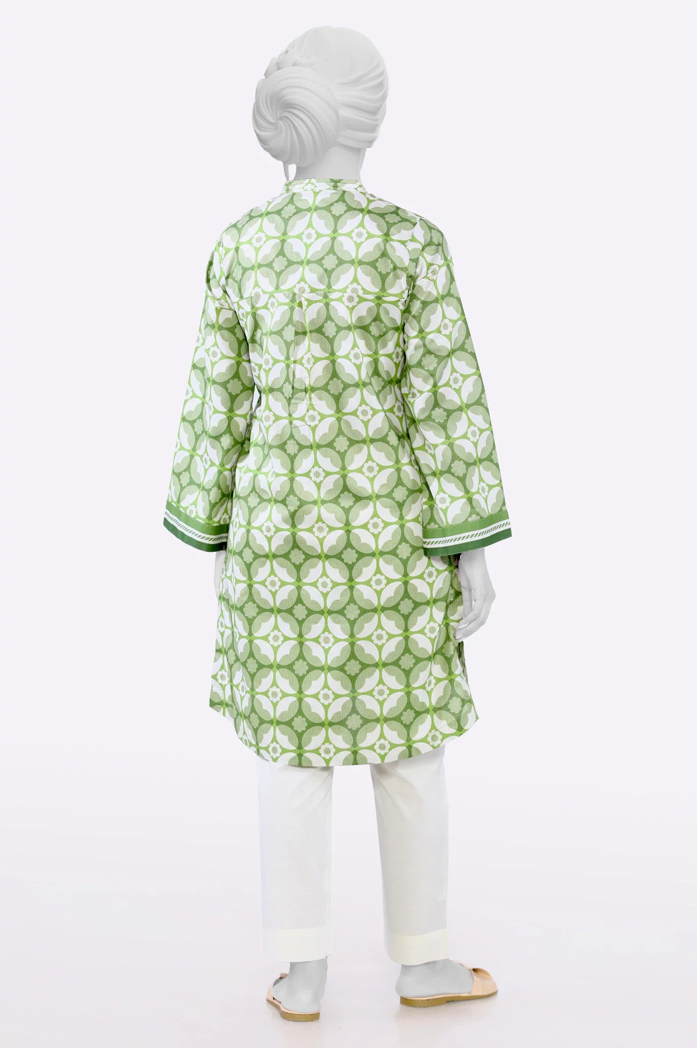 Green Printed Kurti From Sohaye By Diners