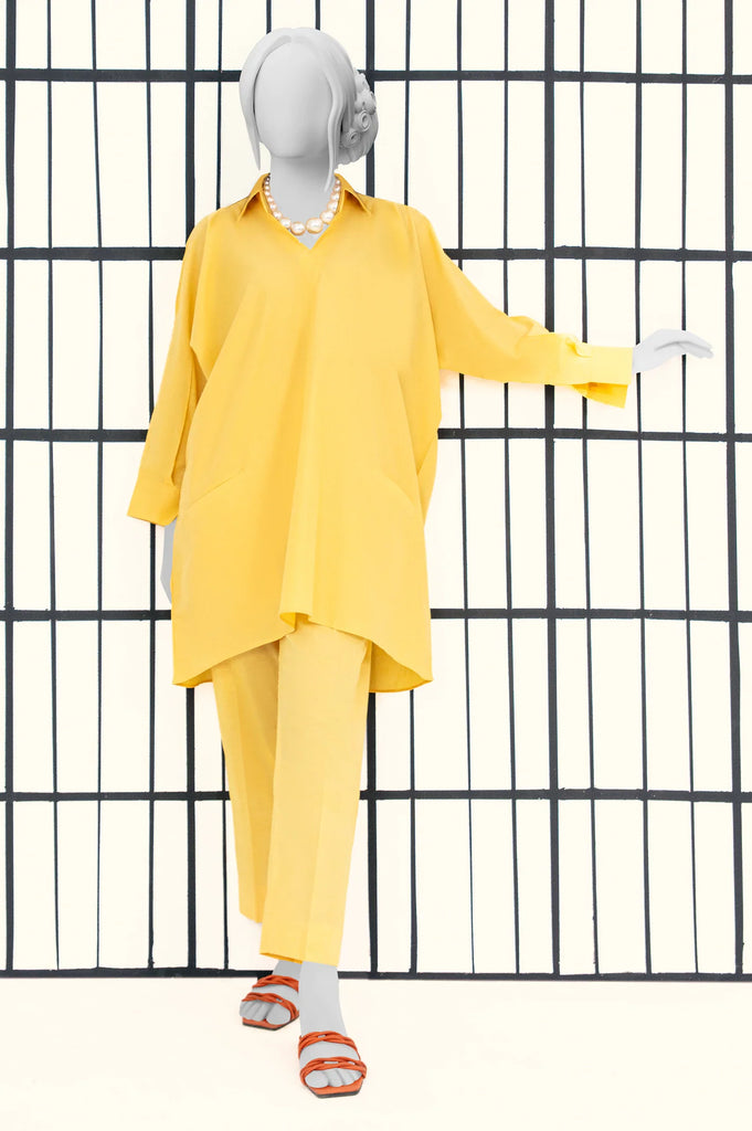 Yellow Stylised Kurti