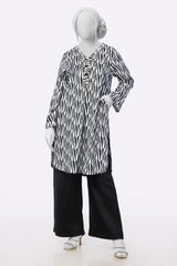 Black Printed Kurti From Sohaye By Diners