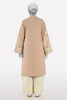 Coffee Embroidered Kurti