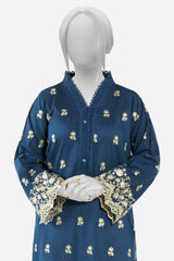 Blue Embroidered Kurti