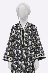 Black Printed Kurti From Sohaye By Diners