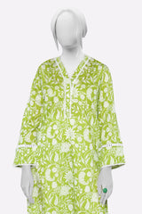 Light Green Printed Kurti