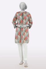 White Printed Kurti