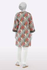 White Printed Kurti