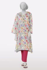 White Printed Kurti