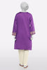 Purple Embroidered Kurti