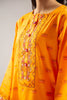 Orange Embroidered Kurti