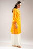 Orange Embroidered Kurti