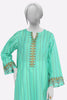 Sea Green Embroidered Kurti