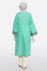 Sea Green Embroidered Kurti