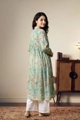 Printed Sky Blue Tunic