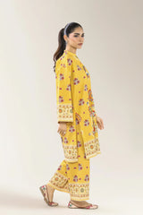 Printed Khaddar-Mustard 2PC