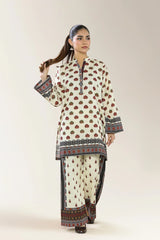 Printed Khaddar-Beige 2PC
