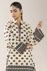 Printed Khaddar-Beige 2PC