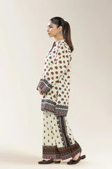 Printed Khaddar-Beige 2PC