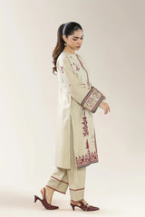 Viscose Self Jacquard-Beige 2PC