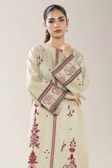 Viscose Self Jacquard-Beige 2PC