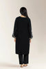 Embroidered Jacquard Black 2PC