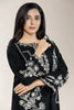 Embroidered Jacquard Black 2PC