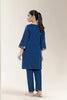 Embroidered Viscose Blue 2PC