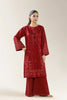 Viscose Self Jacquard-Maroon 2PC