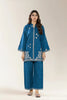 Embroidered Viscose Teal 2PC