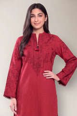 Dyed Embroidered 2PC
