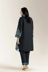 Embroidered Khaddar Black 2Pc
